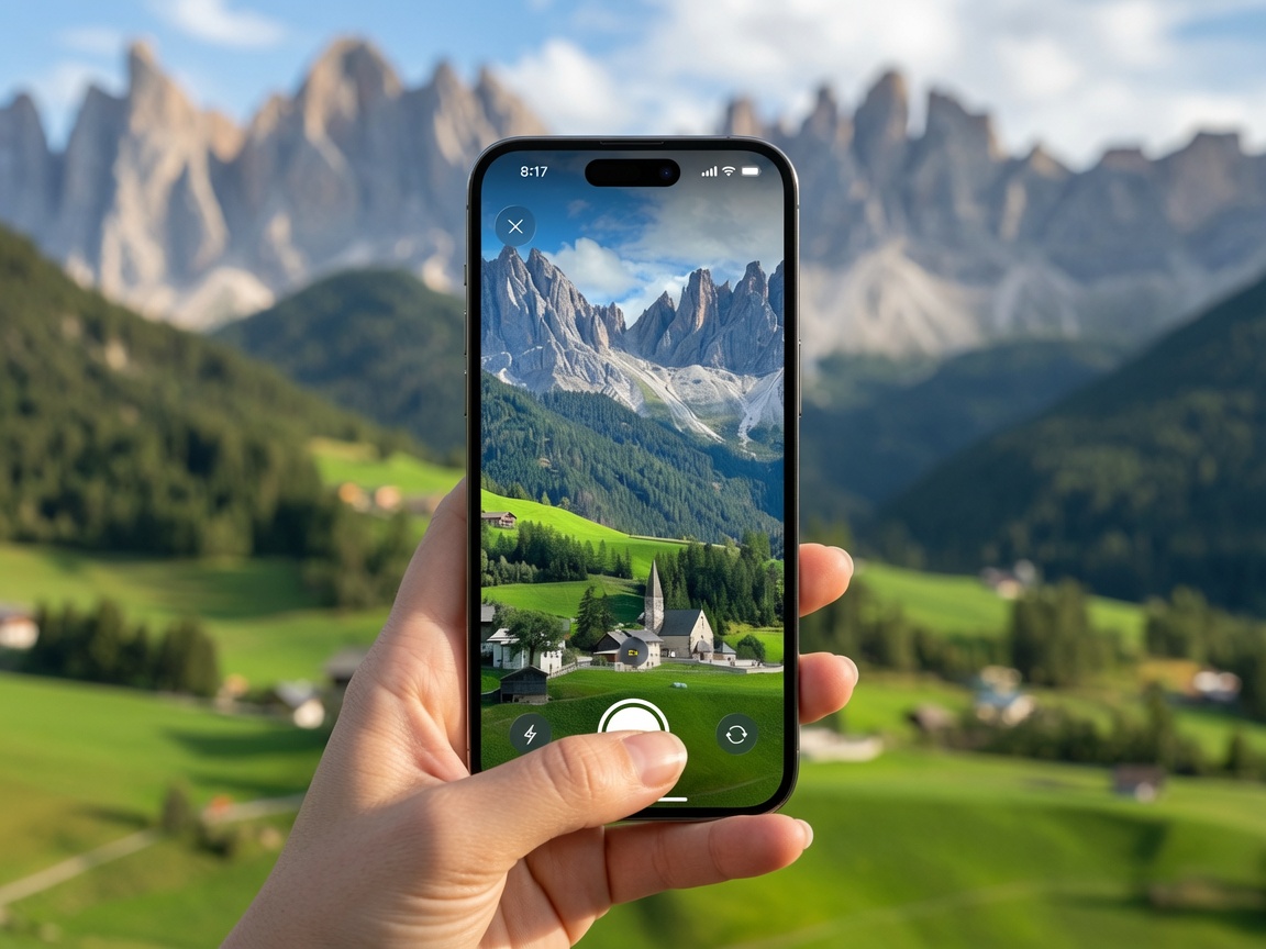 SnapSpots iOS app - Camera