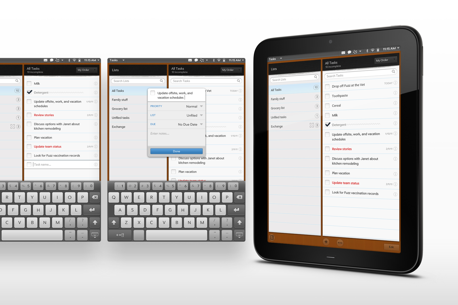 HP Touchpad WebOS Software Design